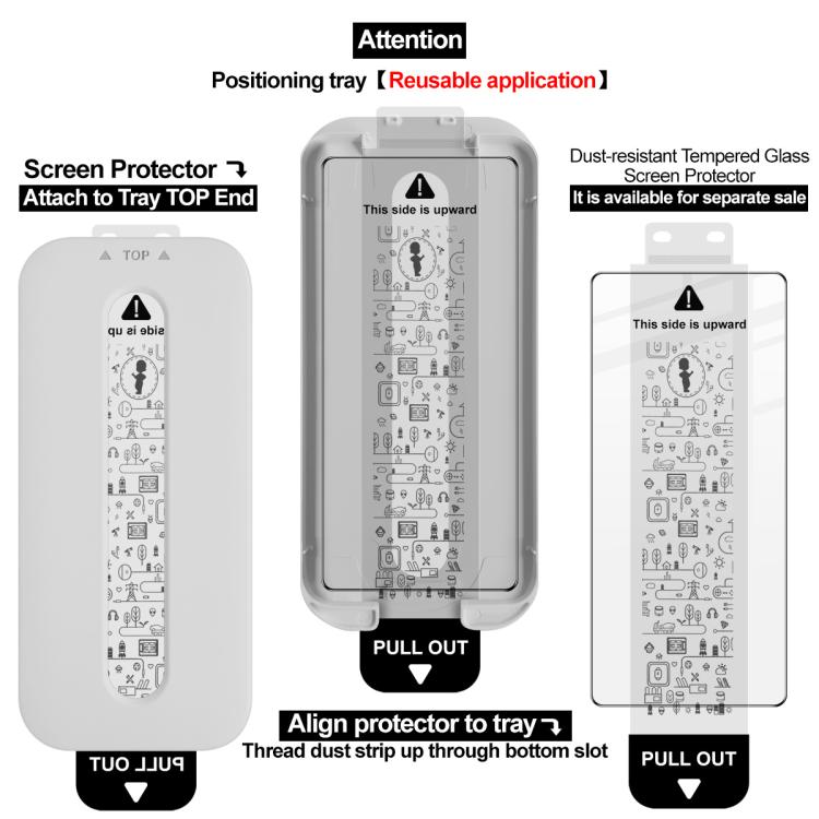 For Honor Magic V6 imak Dust-free Chamber Locator Full Coverage Tempered Glass Film