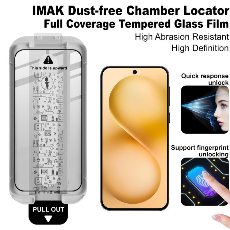 For vivo S30 Pro mini imak Dust-free Chamber Locator Full Coverage Tempered Glass Film