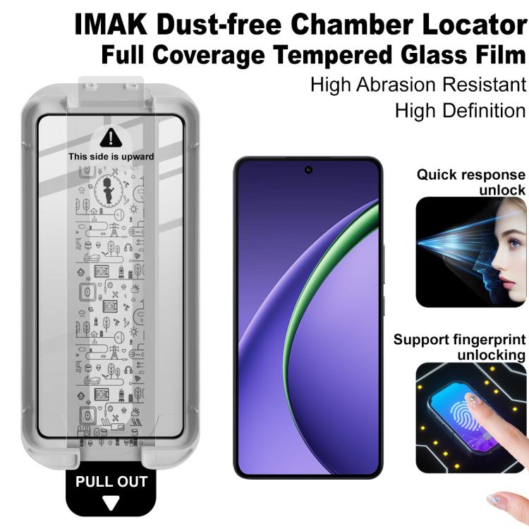 For OPPO K13 Turbo 5G/Turbo Pro 5G imak Dust-free Chamber Locator Full Coverage Tempered Glass Film