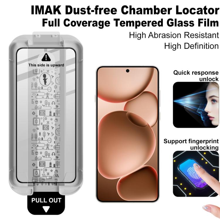 For OPPO Find X8 Ultra imak Dust-free Chamber Locator Full Coverage Tempered Glass Film