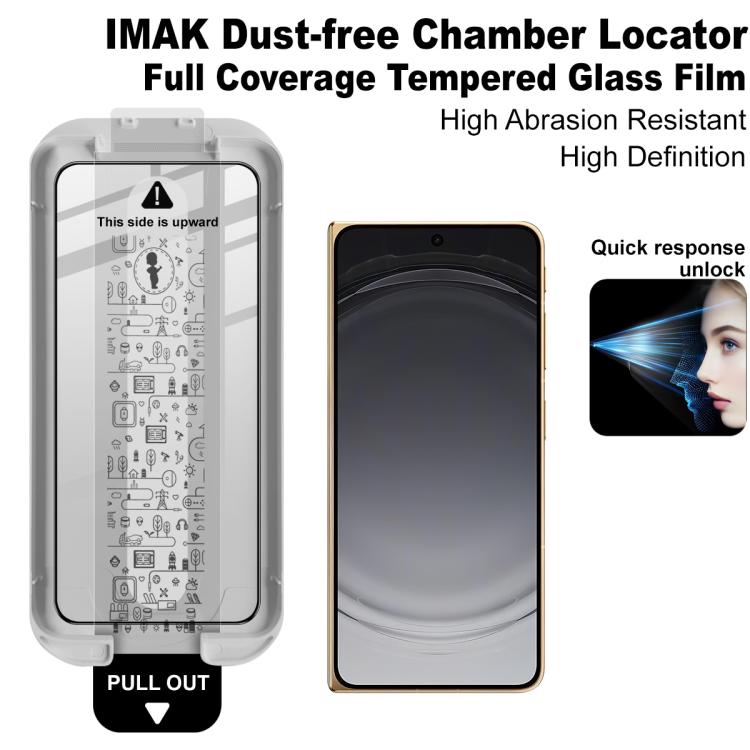 For OPPO Find N6 5G imak Dust-free Chamber Locator Full Coverage Tempered Glass Film
