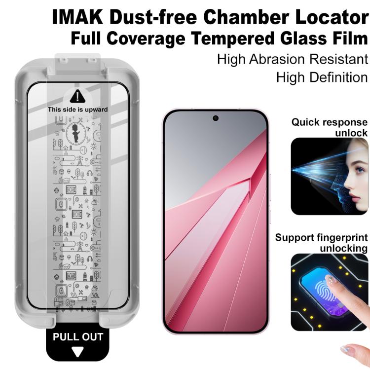 For OPPO K15 Pro+ imak Dust-free Chamber Locator Full Coverage Tempered Glass Film