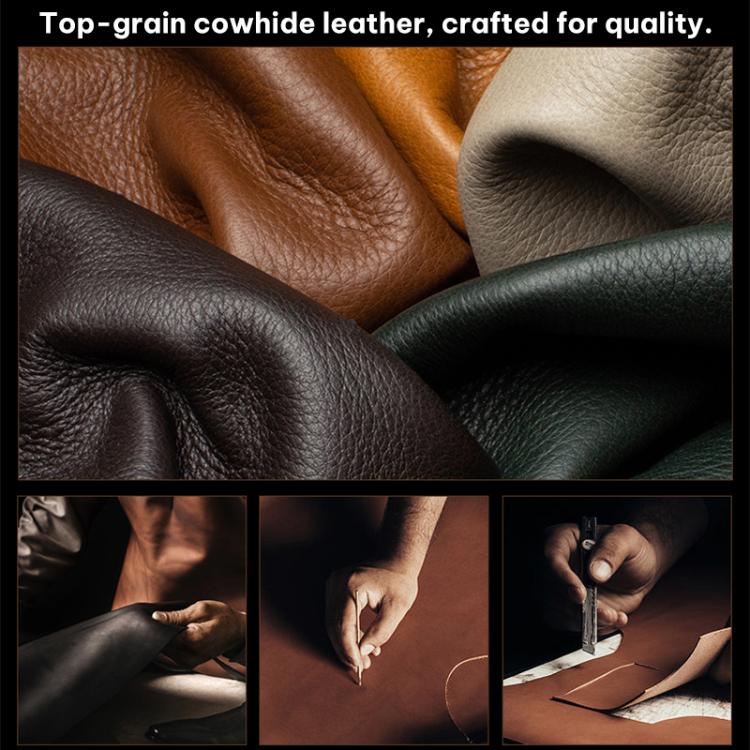 For Huawei Mate X6 Folding Genuine Leather Magnetic Holder Window Display Phone Case