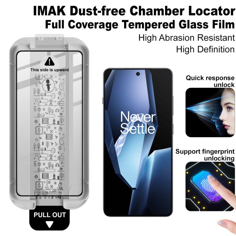 For OnePlus Ace 5 / Ace 5 Pro / 13R imak Dust-free Chamber Locator Full Coverage Tempered Glass Film