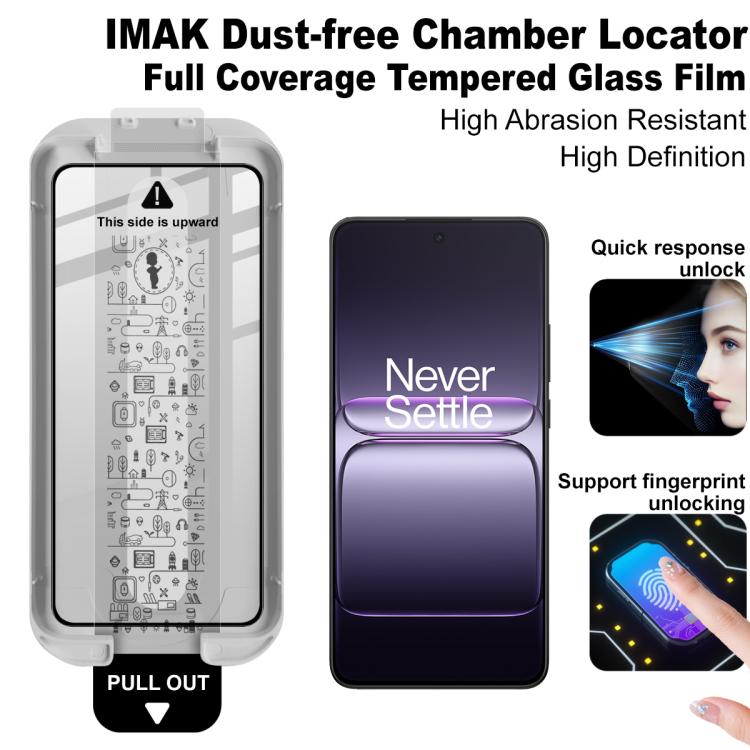 For OnePlus Ace 5 Racing / Nord CE5 imak Dust-free Chamber Locator Full Coverage Tempered Glass Film