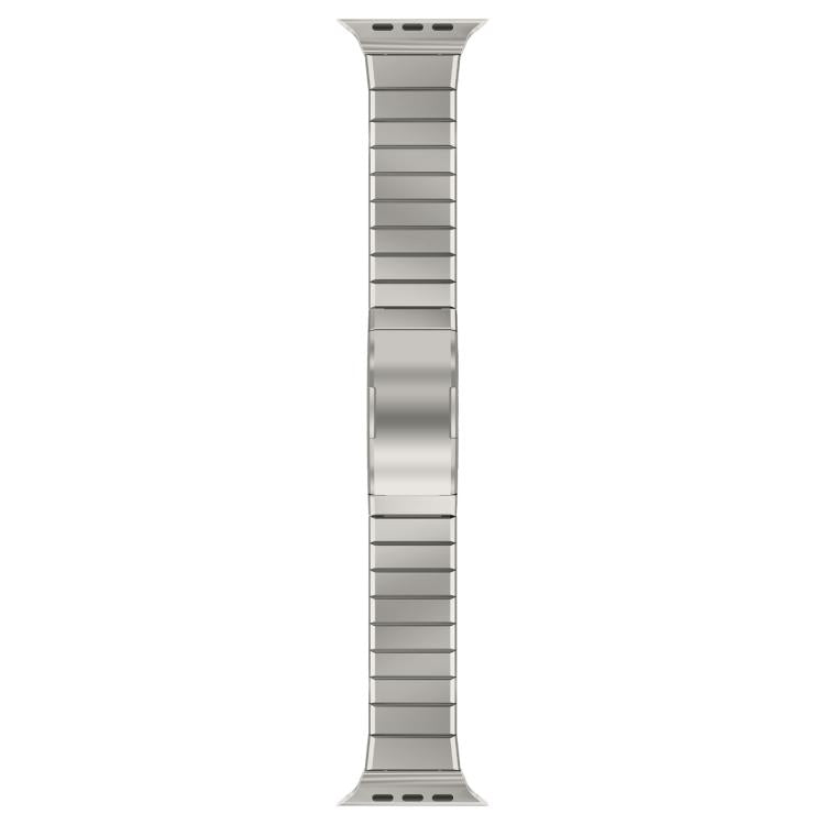 For Apple Watch 46mm / 49mm / 45mm / 44mm One Bead Folding Clasp Metal Titanium Alloy Watch Band