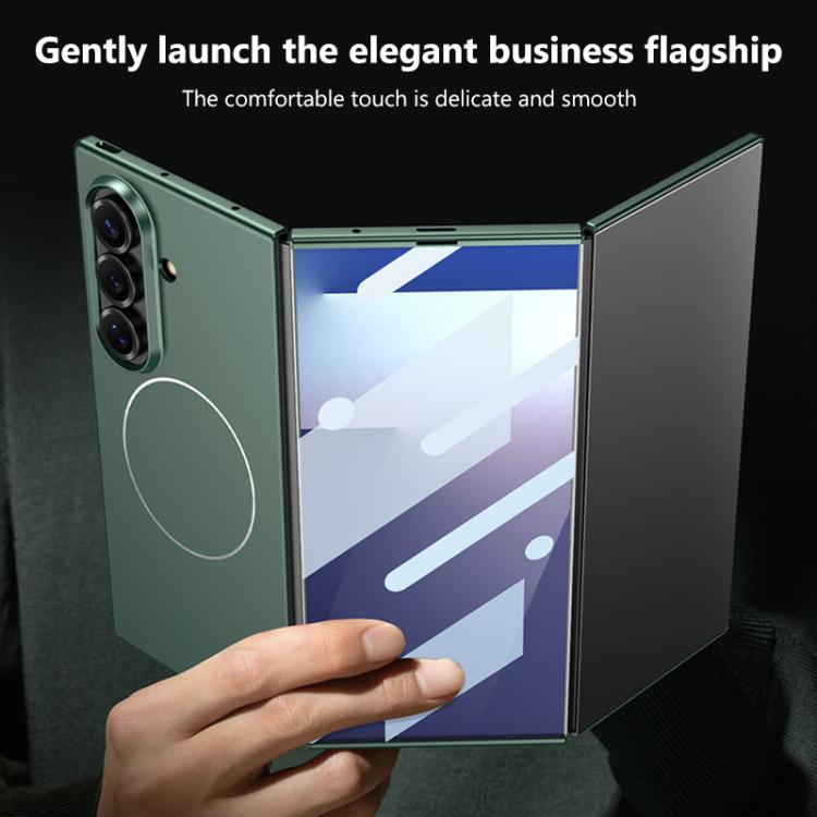 For Samsung Galaxy Z TriFold GKK Integrated Full Cover Frame Ultra-thin Magnetic Nickel Ring Phone Case