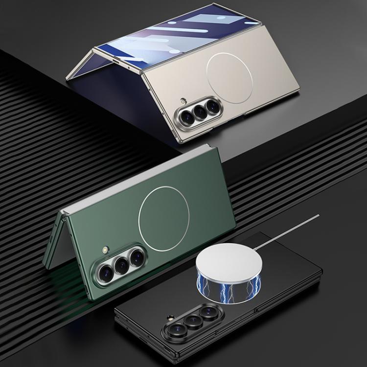 For Samsung Galaxy Z TriFold GKK Integrated Full Cover Frame Ultra-thin Magnetic Nickel Ring Phone Case
