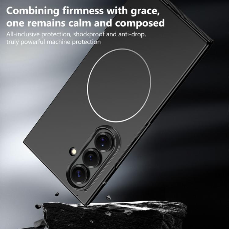 For Samsung Galaxy Z TriFold GKK Integrated Full Cover Frame Ultra-thin Magnetic Nickel Ring Phone Case