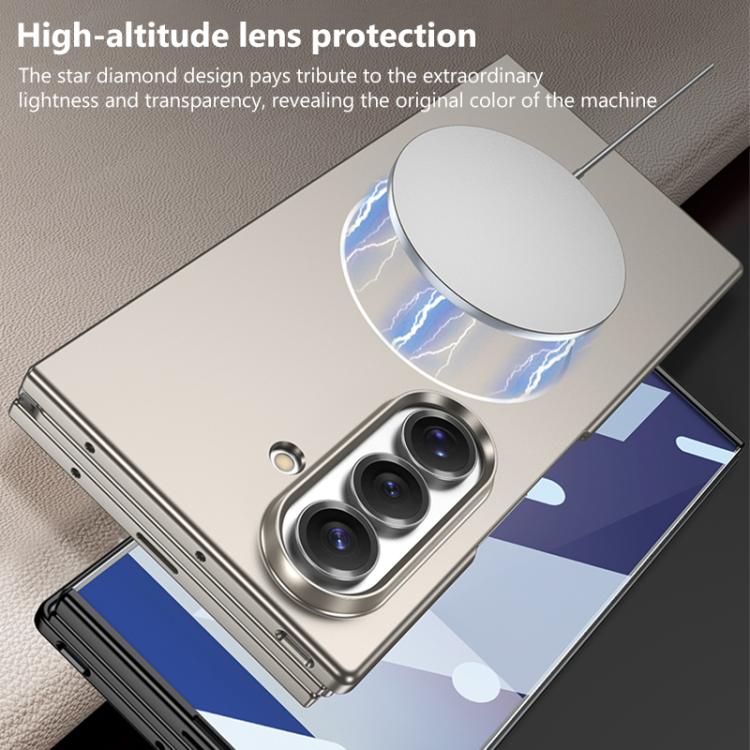For Samsung Galaxy Z TriFold GKK Integrated Full Cover Frame Ultra-thin Magnetic Nickel Ring Phone Case