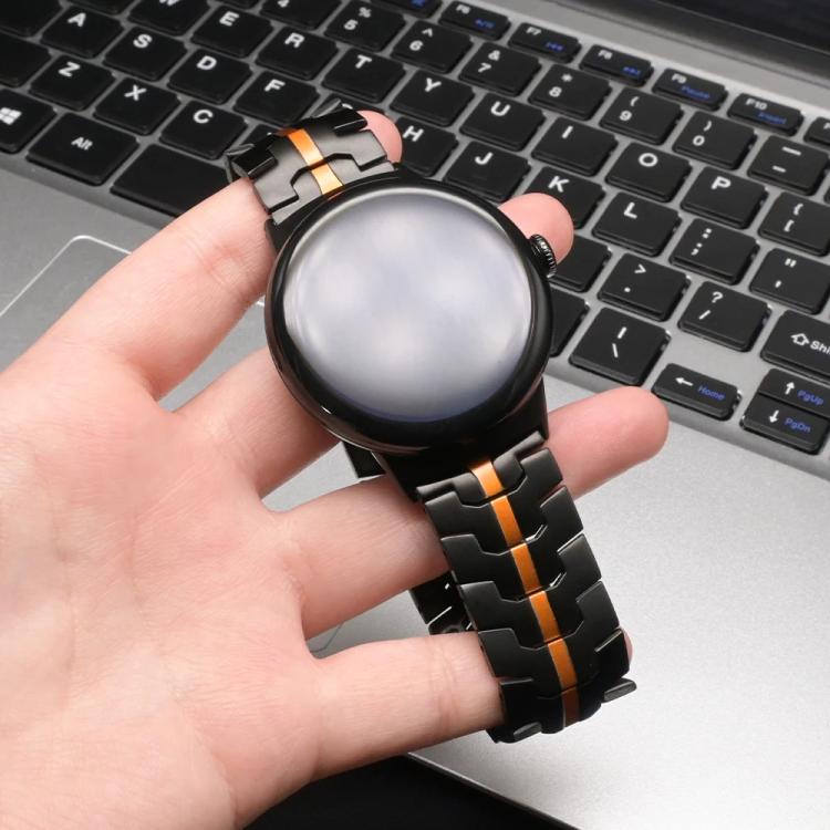 For Google Pixel Watch 4 / 3 45mm Iron Man Butterfly Buckle Aluminum Alloy Watch Band