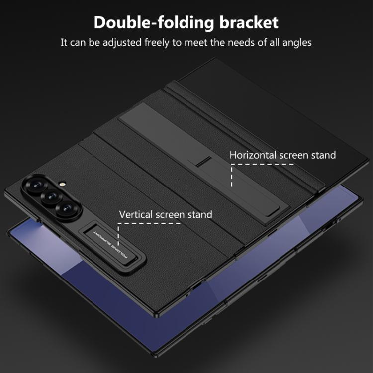 For Samsung Galaxy Z TriFold GKK Integrated Full Coverage Flip Phone Case with All Purpose Holder