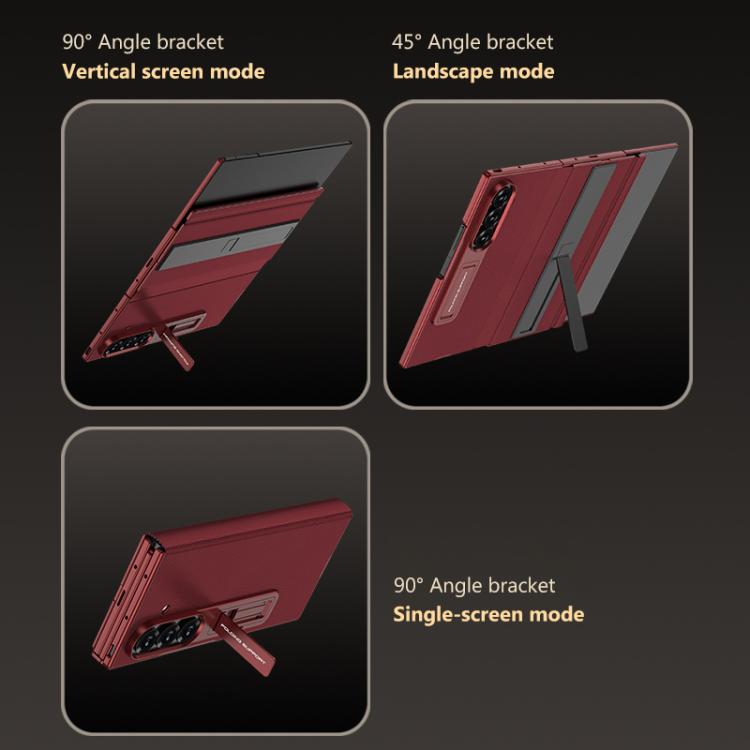 For Samsung Galaxy Z TriFold GKK Integrated Full Coverage Flip Phone Case with All Purpose Holder