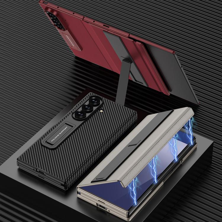 For Samsung Galaxy Z TriFold GKK Integrated Full Coverage Flip Phone Case with All Purpose Holder