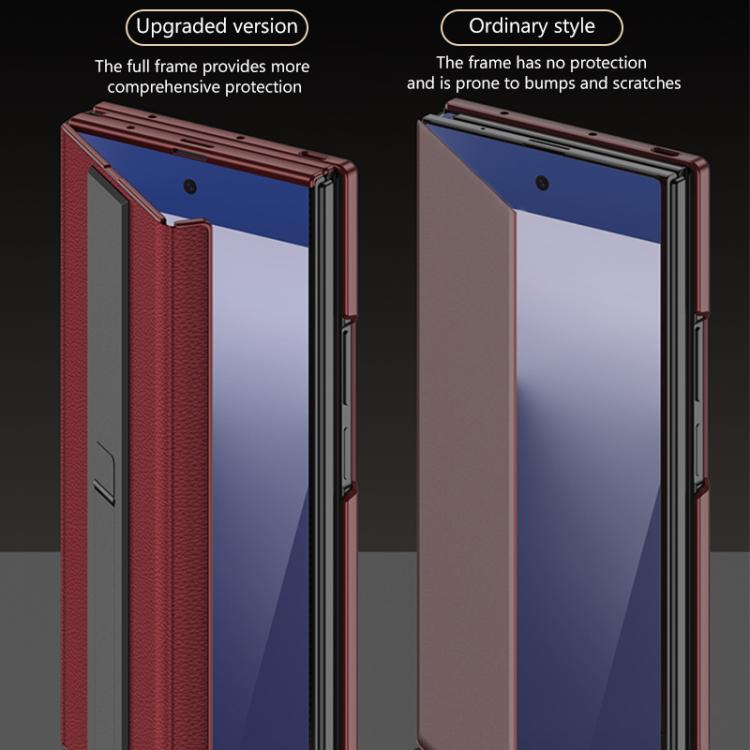 For Samsung Galaxy Z TriFold GKK Integrated Full Coverage Flip Phone Case with All Purpose Holder