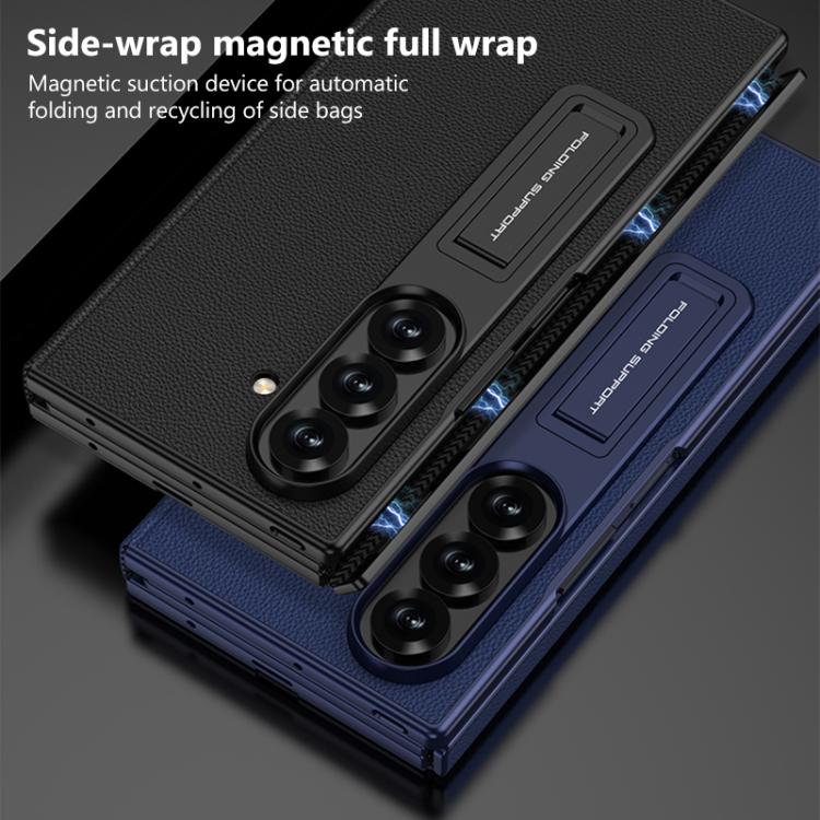For Samsung Galaxy Z TriFold GKK Integrated Full Coverage Flip Phone Case with All Purpose Holder