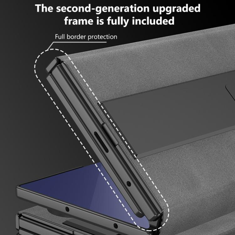 For Samsung Galaxy Z TriFold GKK Full Coverage Flip Phone Case with All Purpose Holder