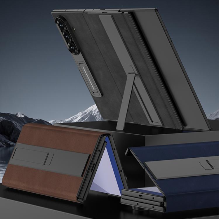 For Samsung Galaxy Z TriFold GKK Full Coverage Flip Phone Case with All Purpose Holder
