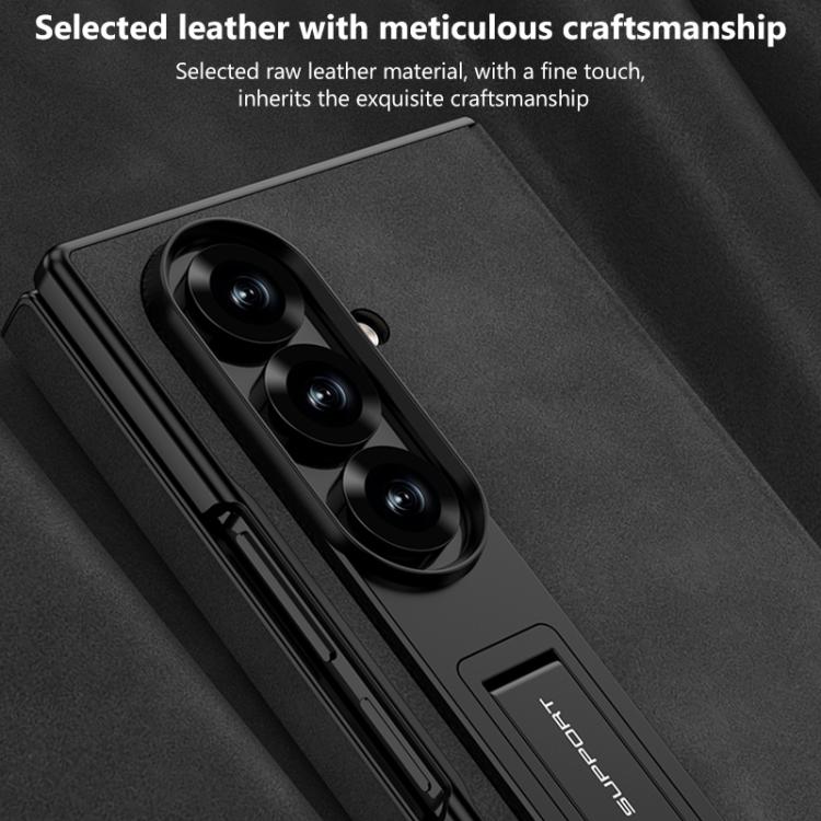 For Samsung Galaxy Z TriFold GKK Full Coverage Flip Phone Case with All Purpose Holder