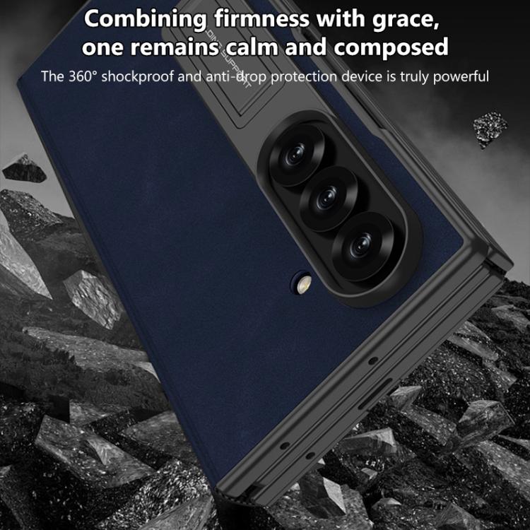 For Samsung Galaxy Z TriFold GKK Full Coverage Flip Phone Case with All Purpose Holder