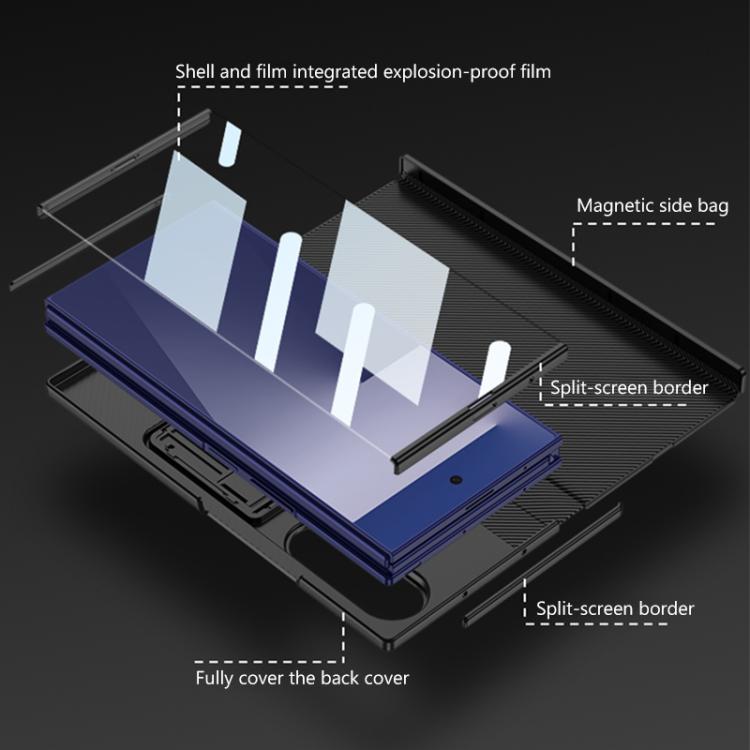 For Samsung Galaxy Z TriFold GKK Full Coverage Flip Phone Case with All Purpose Holder