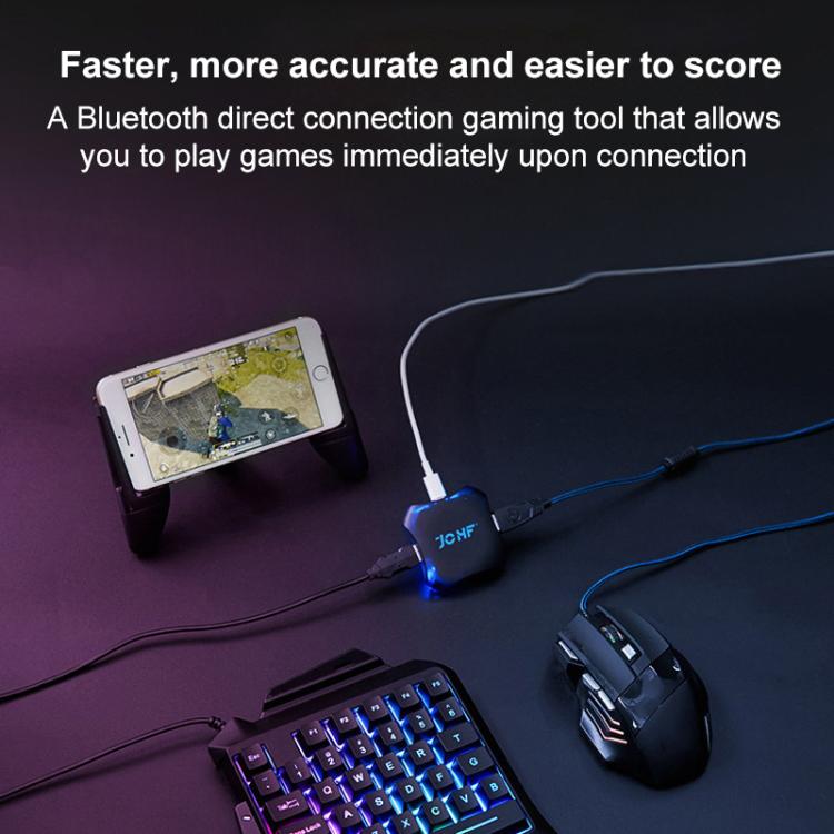 JCHF Gaming Keyboard And Mouse Converter Single Adapter Base