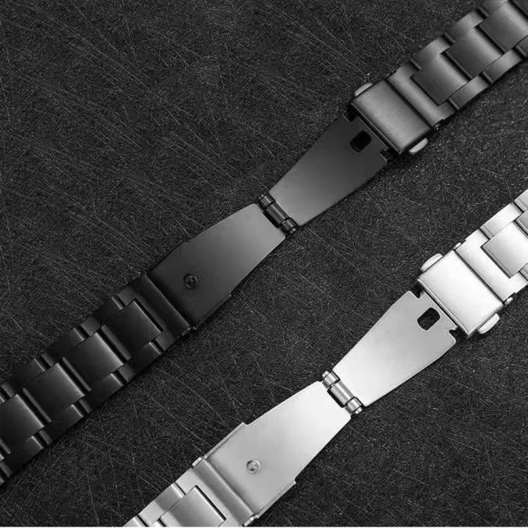 For Google Pixel Watch 4 / 3 / 2 / 1 41mm Slim Three Beads Stainless Steel Watch Band