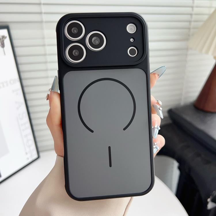 For iPhone Air Skin Feel Color Blocking Cooling Magnetic Phone Case