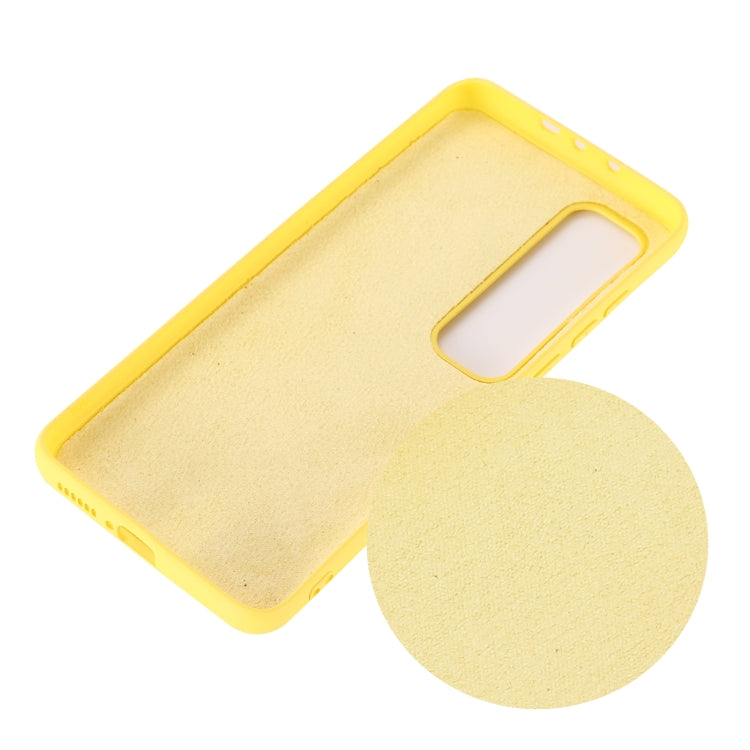 For Xiaomi Mi 10 Ultra Pure Color Liquid Silicone Shockproof Full Coverage Case