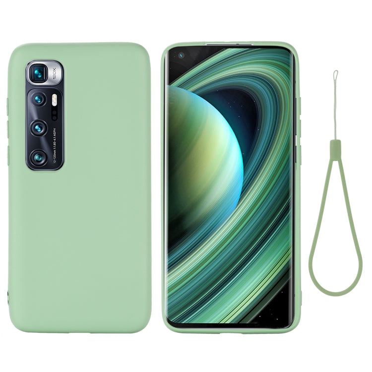 For Xiaomi Mi 10 Ultra Pure Color Liquid Silicone Shockproof Full Coverage Case