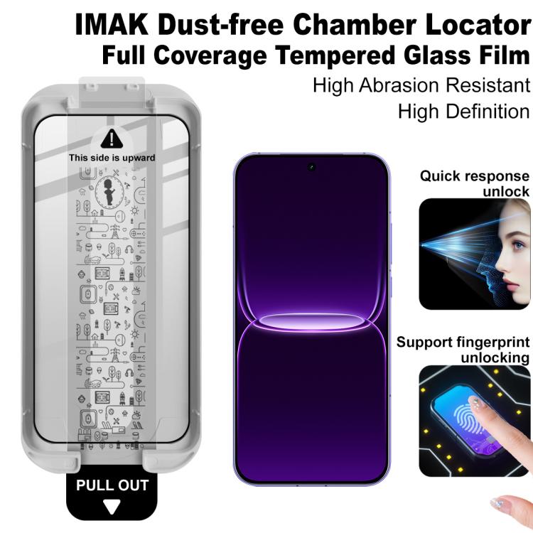 For Realme Neo8 5G imak Dust-free Chamber Locator Full Coverage Tempered Glass Film