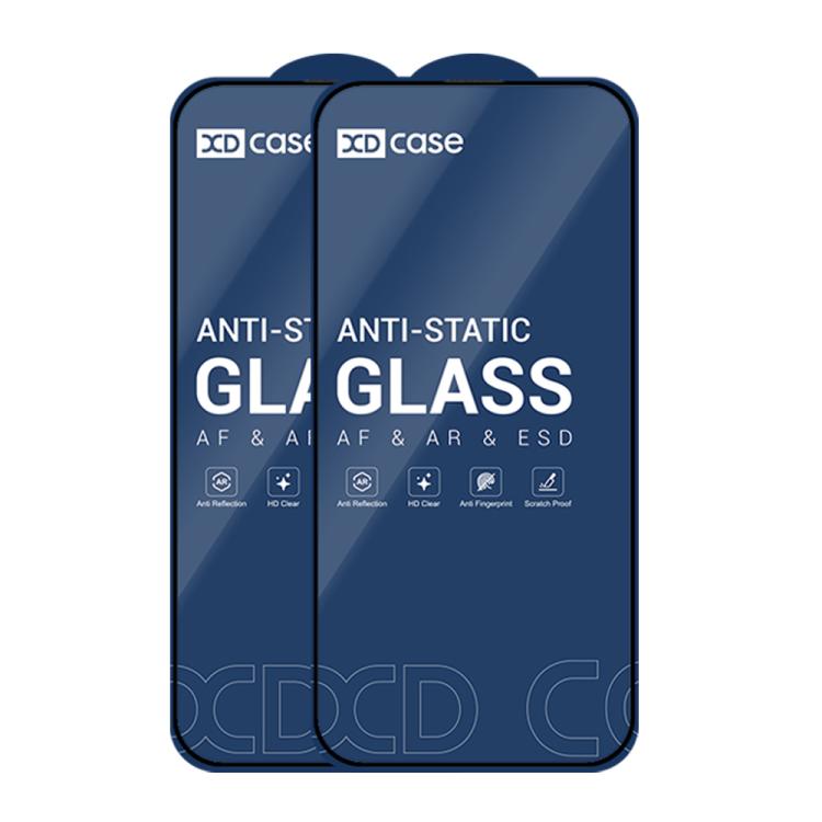 For iPhone 16 Pro XDcase 2pcs / Pack Silk Screen Printed HD Tempered Glass Film