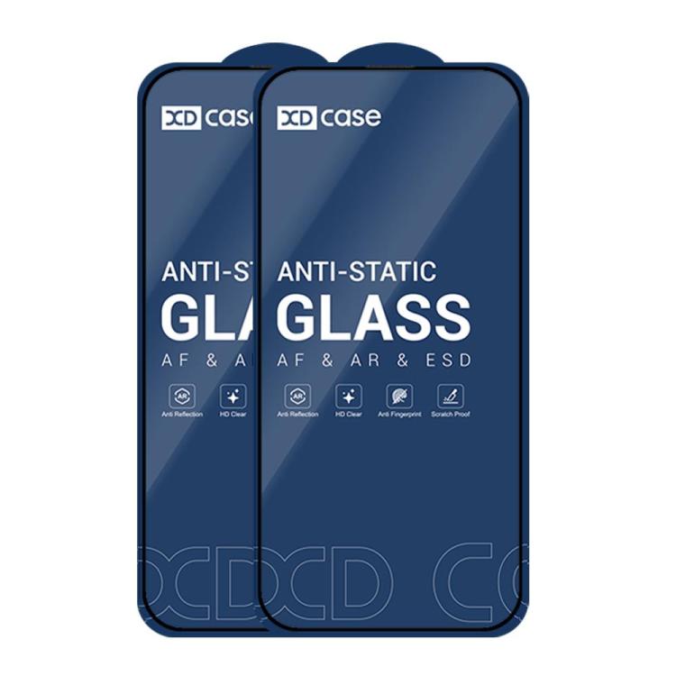 For iPhone Air XDcase 2pcs / Pack Silk Screen Printed HD Tempered Glass Film