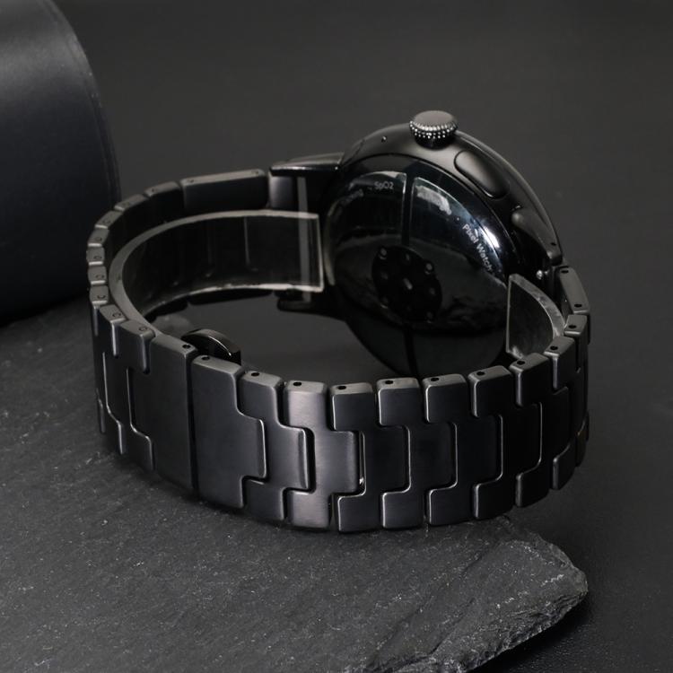 For Google Pixel Watch 4 / 3 45mm H-Shaped Butterfly Clasp Stainless Steel Watch Band