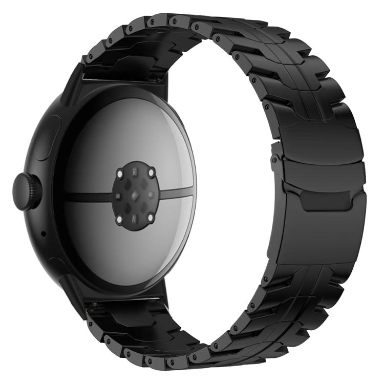 For Google Pixel Watch 4 / 3 45mm Split Design Iron Man Safety Buckle Titanium Alloy Watch Band