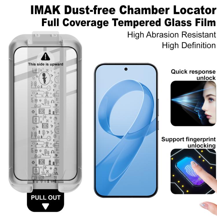 For Redmi K90 Pro Max/POCO F8 Ultra imak Dust-free Chamber Locator Full Coverage Tempered Glass Film