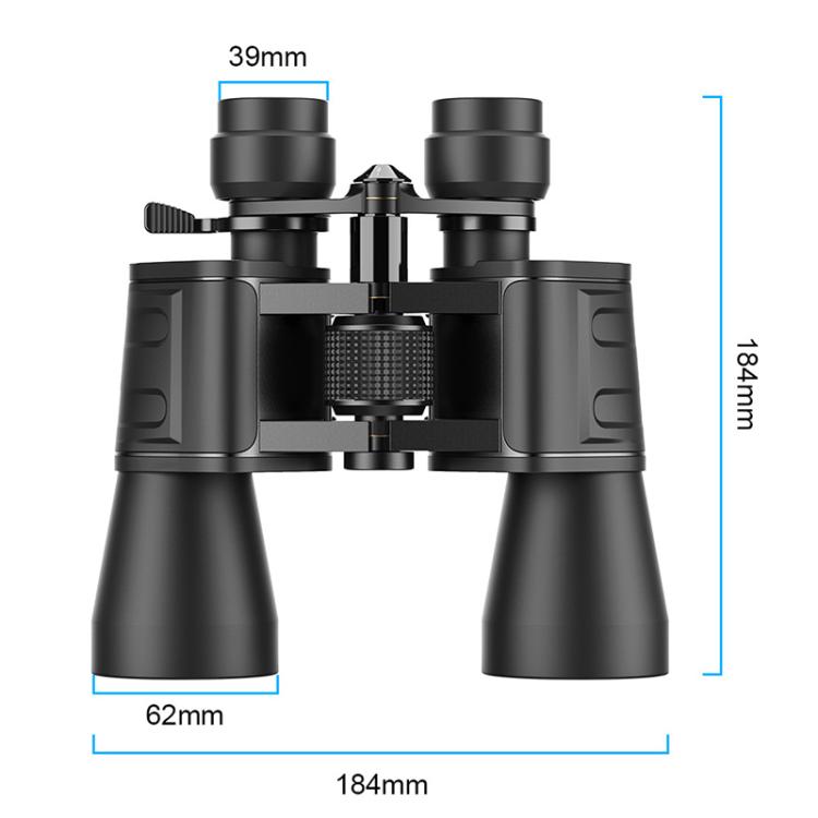 APEXEL 10-30X50 Zoom Binoculars Dual Large Eyepieces High-Definition Variable Magnification Binoculars - Black