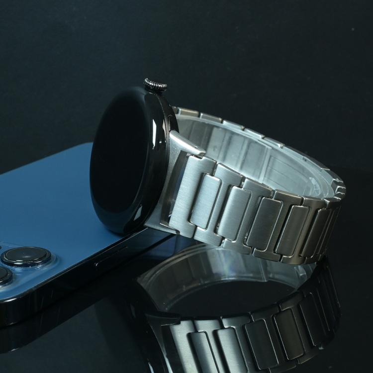 For Google Pixel Watch 4 / 3 45mm I-Shaped Folding Buckle Titanium Alloy Watch Band