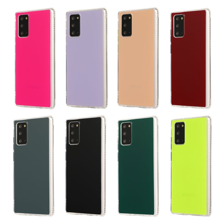 For Samsung Galaxy Note 20 TPU + Acrylic Anti-fall Mirror Phone Protective Case