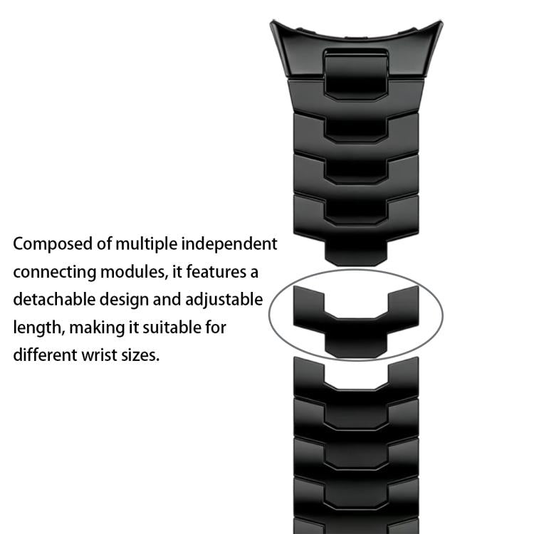 For Google Pixel Watch 4 / 3 45mm Integrated Iron Man Safety Buckle Titanium Alloy Watch Band
