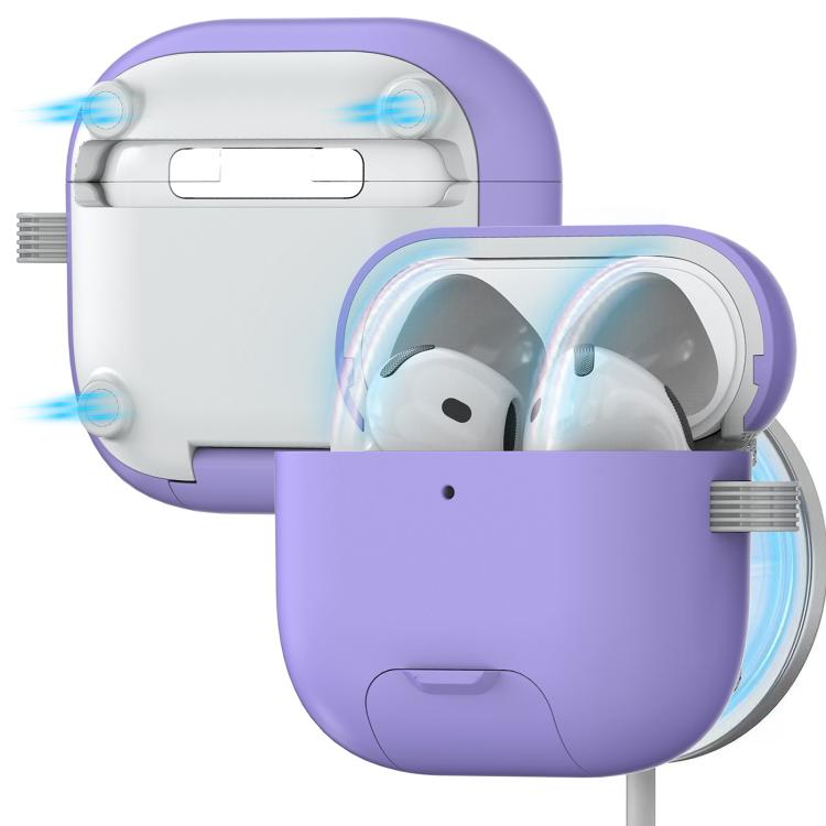 For AirPods 4 ANC Galaxy Dual Magnetic Earphone Protective Case