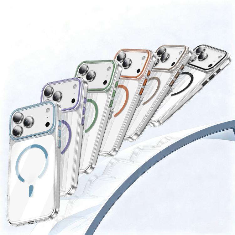 For iPhone 17 Pro Max Kemeng Clear PC Magnetic Phone Case