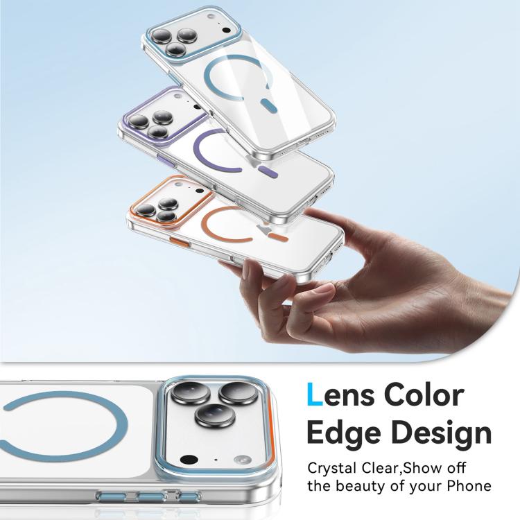 For iPhone 17 Pro Kemeng Clear PC Magnetic Phone Case