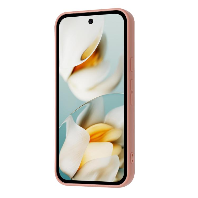 For Google Pixel 9a Litchi Pattern Magnetic Card Bag Holder Phone Case