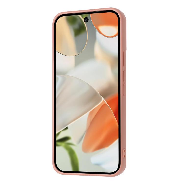 For Google Pixel 9 Litchi Pattern Magnetic Card Bag Holder Phone Case