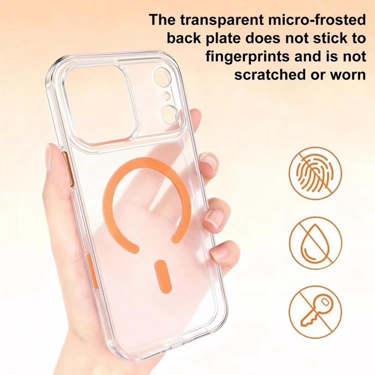 For iPhone 16 Pro Frosted PC Hybrid TPU Magnetic Phone Case with AI Sensing Key