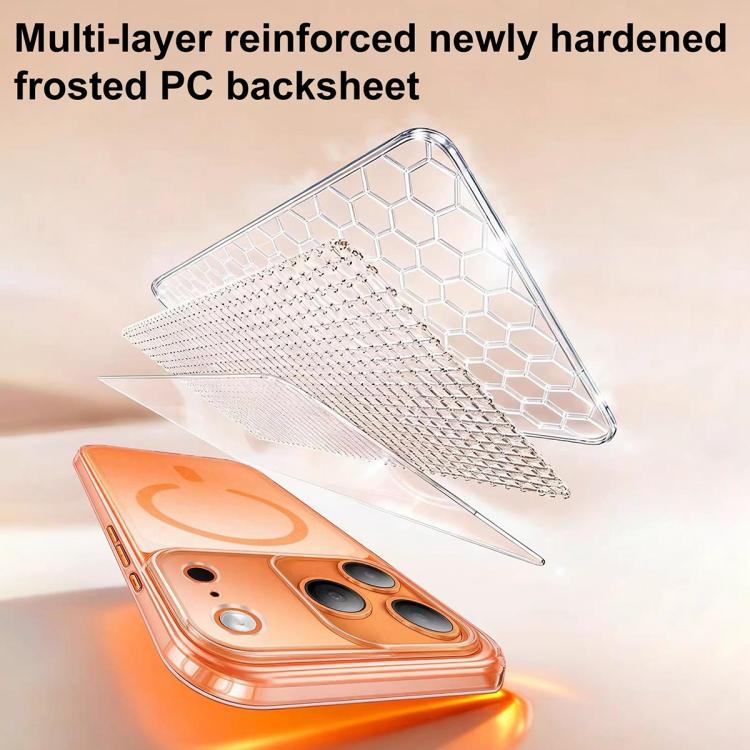 For iPhone 16 Frosted PC Hybrid TPU Magnetic Phone Case with AI Sensing Key
