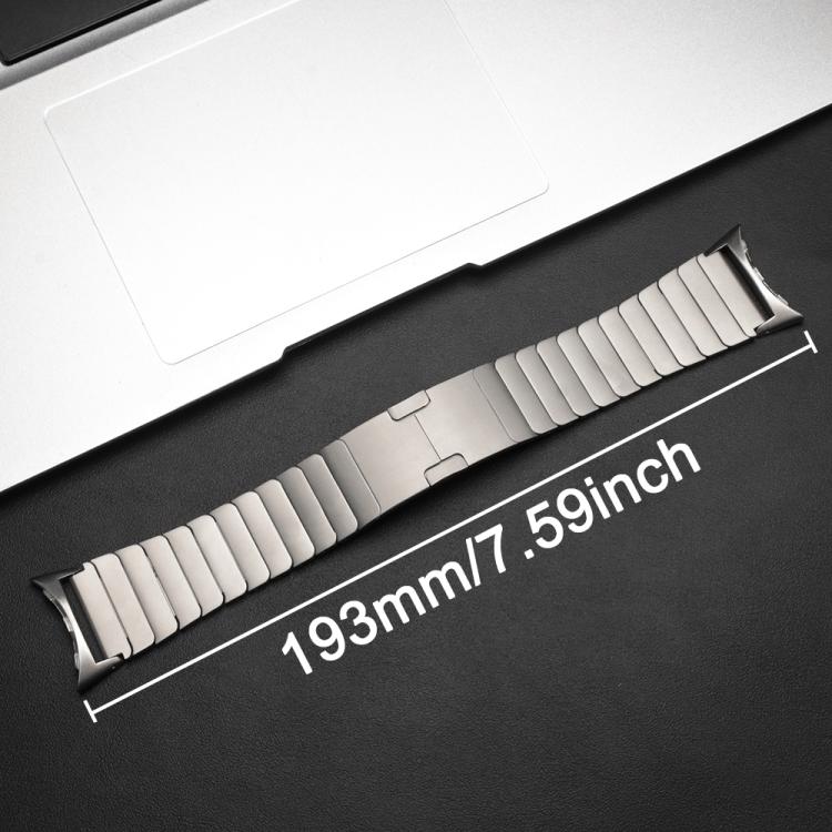 For Google Pixel Watch 4 / 3 45mm One Bead Folding Buckle Side Release Titanium Alloy Watch Band