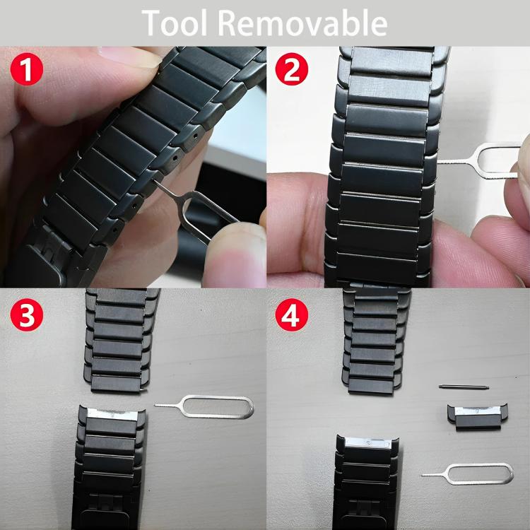 For Google Pixel Watch 4 / 3 45mm One Bead Folding Buckle Side Release Titanium Alloy Watch Band