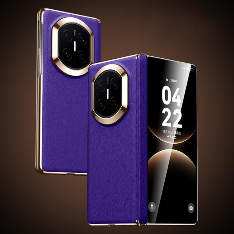 For Huawei Mate X7 Vegan Leather Series Folding Phone Case